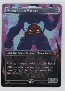 Borderless Silhouette - Krang Utrom Warlord Foil Teenage Mutant Ninja Turtles - Image 1