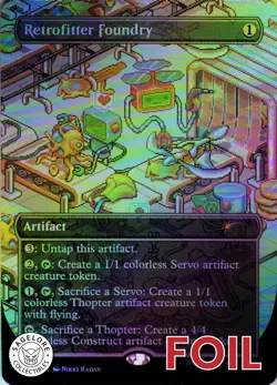 Retrofitter Foundry - Secret Lair Countdown Kit (18) - NM Foil - Image 1