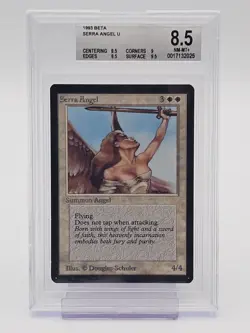 SERRA ANGEL 1993 MTG BETA MAGIC THE GATHERING BGS 8.5 Q7056 - Image 1