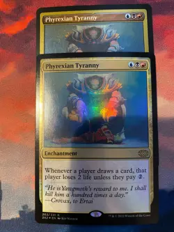 MTG Double Masters 2022 Phyrexian Tyranny Foil x 2 - Image 1