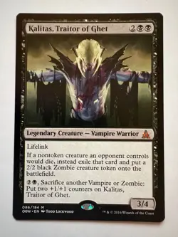 Kalitas, Traitor of Ghet M The List Reprints 086/184 - Magic the Gathering TCG - Image 1