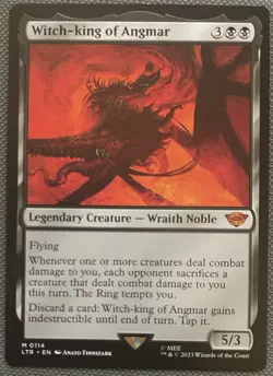 MTG - Witch-king of Angmar #114 LTR - Magic the Gathering - Image 1