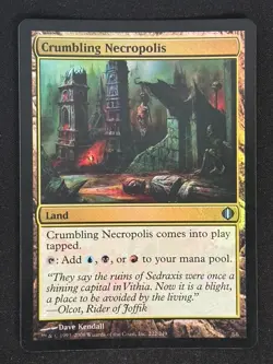1x MTG Crumbling Necropolis (Foil) - Shards of Alara (ALA) #222 - Magic - Image 3