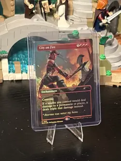 City on Fire (Rainbow Foil) Secret Lair Drop Foil - Image 2