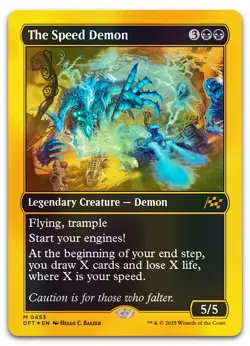The Speed Demon (First-Place Foil) #453 (NM) Aetherdrift DFT Magic MTG - Image 1