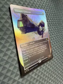 MTG Voyager Glidecar #0299 Foil Borderless Rare Aetherdrift (DFT) - Image 3