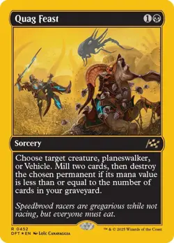 Quag Feast (First-Place Foil) [DFT - 452] - NM [Foil] TCG MTG - Image 1
