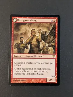 MTG - 1x Instigator Gang - Innistrad - NM - Rare - Red - Magic the Gathering 149 - Image 2