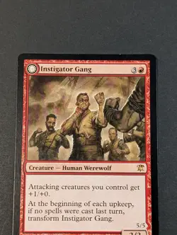 MTG - 1x Instigator Gang - Innistrad - NM - Rare - Red - Magic the Gathering 149 - Image 5