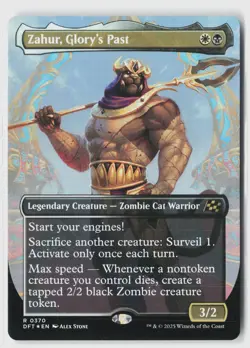 Zahur, Glory's Past (Borderless) #370 (Foil) (NM) Aetherdrift DFT Magic MTG - Image 1