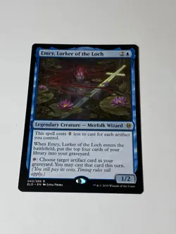MTG - Emry, Lurker of the Loch - Throne of Eldraine - NM - Rare Blue Magic 2019 - Image 3