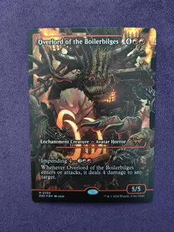 MTG Overlord of the Boilerbilges (Showcase) Duskmourn: House of Horror Foil - Image 1