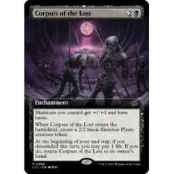 Corpses Of The Lost (extended Art) X4 M/NM Magic MTG The Lost Caverns Of Ixalan - Image 1
