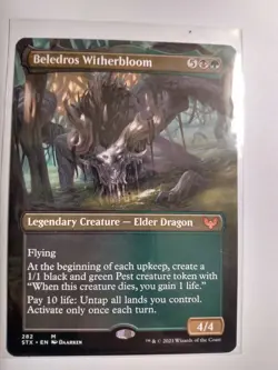 Beledros Witherbloom Borderless - Strixhaven (Near Mint) - Image 1
