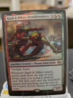 Raph & Mikey, Troublemakers - Foil - Teenage Mutant Ninja Turtles - Mtg - Image 1