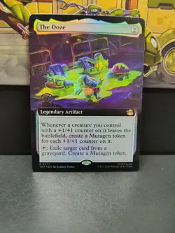 The Ooze Ext. Art Foil Rare MTG TMNT NM - Image 1