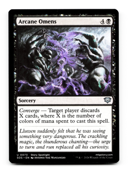 Arcane Omens x4 [Secrets of Strixhaven] SOS Magic MTG *PLAYSET* 💀 - Image 2
