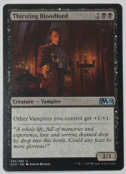 MTG - 1x Thirsting Bloodlord - 2020 Core Set - NM - Magic The Gathering Vampire - Image 1