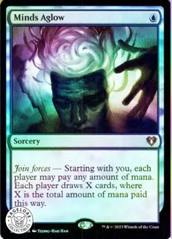 Minds Aglow - Foil - Commander Masters - 105 NM - Image 1