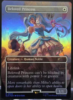 Beloved Princess #804 Secret Lair Drop Rainbow Foil Rare - Image 1