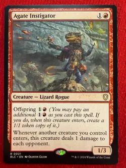 Near Mint - Agate Instigator BLC 021 - Commander: Bloomburrow (MTG) - Image 1