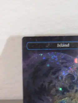 Island (492) (Borderless) (Galaxy Foil) Unfinity Foil - Image 2