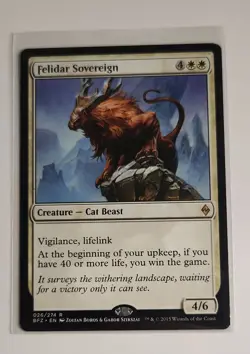 Felidar Sovereign Battle for Zendikar Regular - Image 1