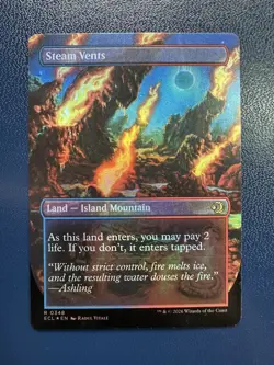 Steam Vents (Borderless) Lorwyn Eclipsed Foil #348 - Image 1
