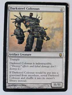 MTG Darksteel Colossus - Darksteel LP Magic the Gathering Artifact Rare - Image 1