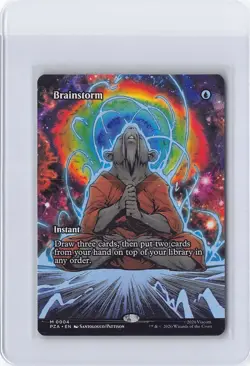 Brainstorm -non Foil- Borderless MTG TMNT 0004 - Image 1