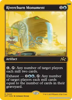 Riverchurn Monument (First-Place Foil) [DFT - 440] - NM [Foil] TCG MTG - Image 1