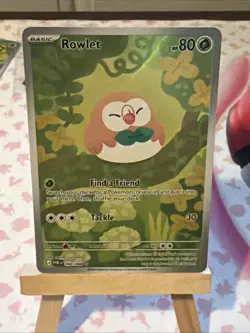 Rowlet 090/088 POR EN Basic 80 HP 30 Attack Pokemon TCG Common Card - Image 1