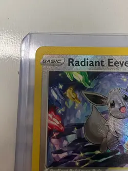 Pokemon Sword & Shield Pokemon GO Radiant Eevee SWSH230 Black Star Promo NM - Image 3