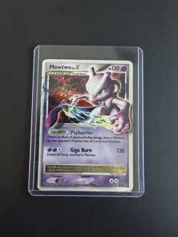 Pokemon Mewtwo Lv.X DP28 Diamond & Pearl Promo Holo Level Up 2008 - Image 1