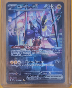 Pokemon Miraidon EX 244/198 SV01 Full Art Special Illustration Rare Holo - Image 1