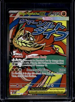 2026 Pokemon Ascended Heroes Mega Hawlucha ex Attack Rare #268/217 - Image 1