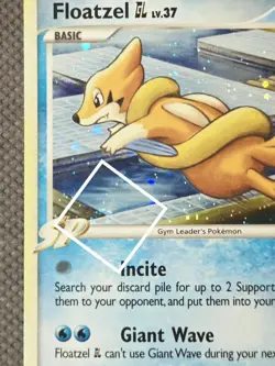 Floatzel GL 4/111 Holo Rare Gym Leader - Platinum Rising Rivals Pokemon 2009 LP+ - Image 2