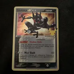 2021 POKEMON SWSH PROMO CELEBRATIONS ETB #144 GRENINJA-GOLD STAR SWSH144 BLACK - Image 1