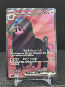 Oinkologne EX Ultra Rare Full Art Holo #234/198 Scarlet & Violet Pokemon TCG - Image 1