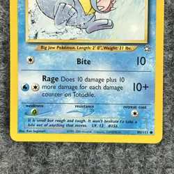 Vintage Pokemon Neo Genesis Totodile 80/111 Common NM - Image 4