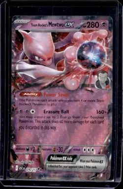 2026 Pokemon Ascended Heroes Team Rocket's Mewtwo ex Double Rare #079/217 - Image 1