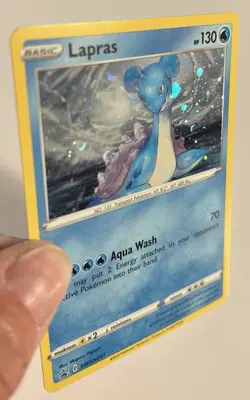 Pokemon 2021 Lapras SWSH051 Promo Holo LP - Image 2