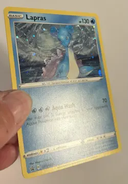 Pokemon 2021 Lapras SWSH051 Promo Holo LP - Image 3