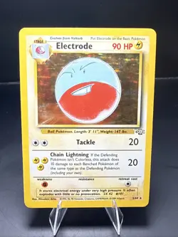 Pokemon TCG Electrode Jungle 2/64 Holo Unlimited Holo Rare A - Image 1