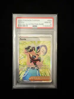 Perrin - 220/167 - SIR - Twilight Masquerade - Pokemon - PSA 10 - Image 1