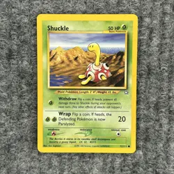 Vintage Pokemon Neo Genesis Shuckle 72/111 Common NM - Image 1