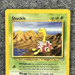Vintage Pokemon Neo Genesis Shuckle 72/111 Common NM - Image 3