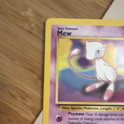 [LP] Mew #8 Black Star Promo 8 Non Holo WOTC 1999-2000 Vintage Pokemon TCG - Image 5