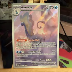 Aurorus 092/088 Perfect Order Illustration Rare Full Art Holo Pokemon TCG MINT - Image 1