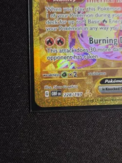 Pokemon Charizard EX 228/197 Obsidian Flames Set - Image 3